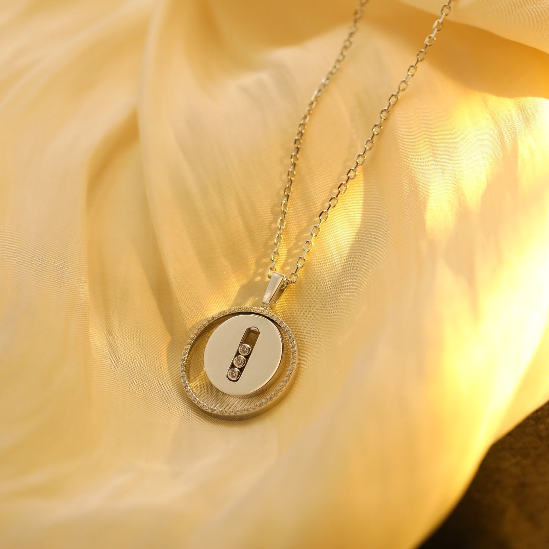 [Loco ]Loco MOVE MM SILVER DIAMOND NECKLACE