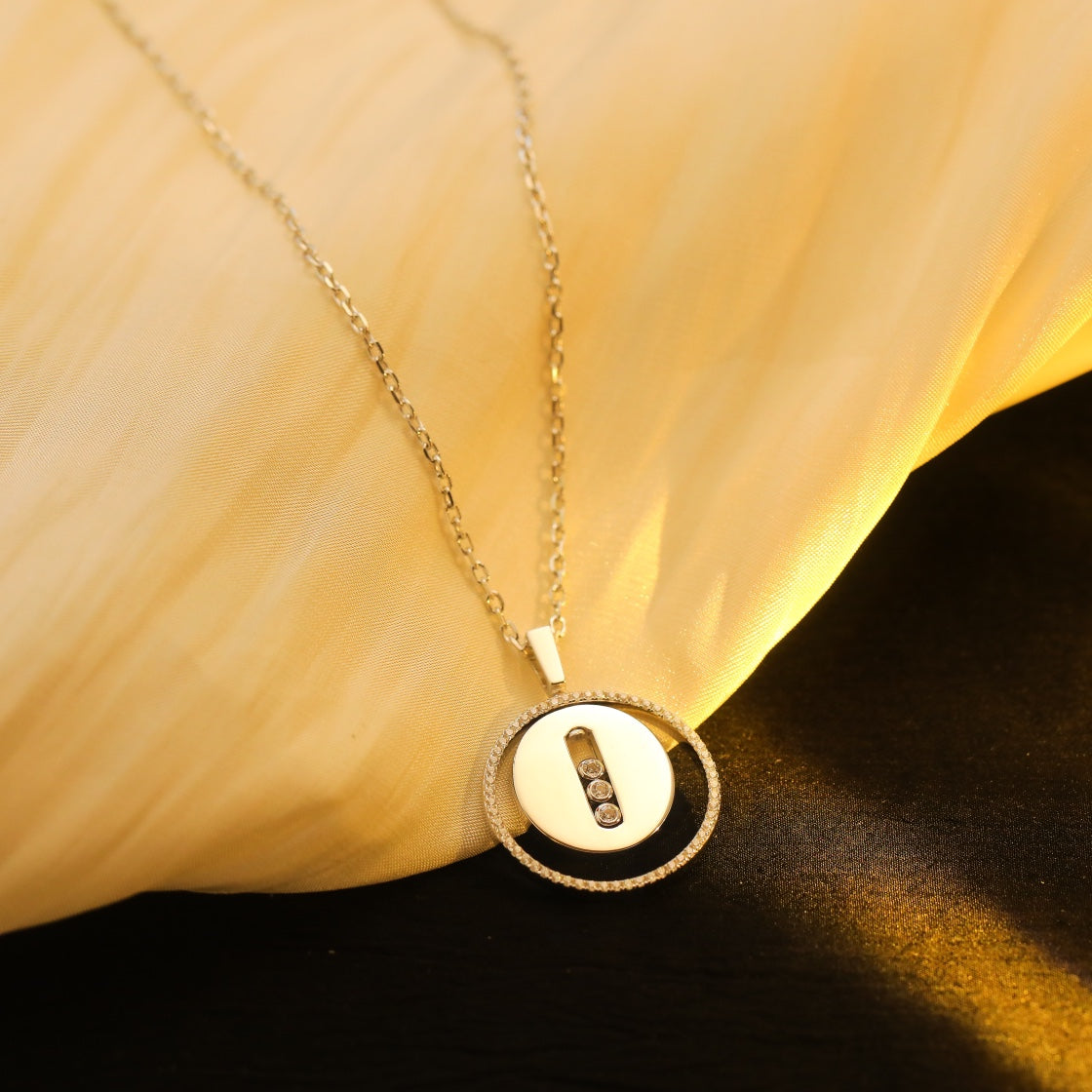 [Loco ]Loco MOVE MM SILVER DIAMOND NECKLACE