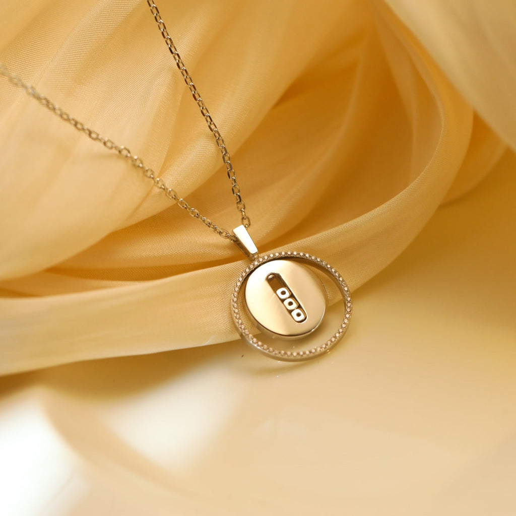 [Loco ]Loco MOVE MM SILVER DIAMOND NECKLACE