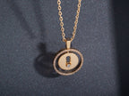 [Loco ]Loco MOVE PM NECKLACE PINK GOLD DIAMOND