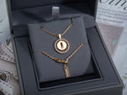 [Loco ]Loco MOVE PM NECKLACE PINK GOLD DIAMOND