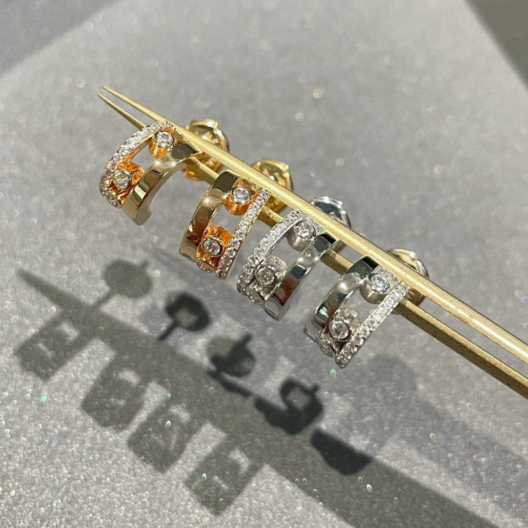 [Loco ]MOVE ROMANE EARRINGS DIAMOND