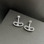 [Loco ]MOVE UNO SILVER DIAMOND EARRINGS
