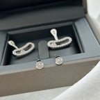 [Loco ]MOVE UNO SILVER DIAMOND EARRINGS