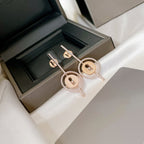 [Loco ]Loco MOVE ARROW PINK GOLD DIAMOND EARRINGS