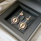[Loco ]Loco MOVE ARROW PINK GOLD DIAMOND EARRINGS