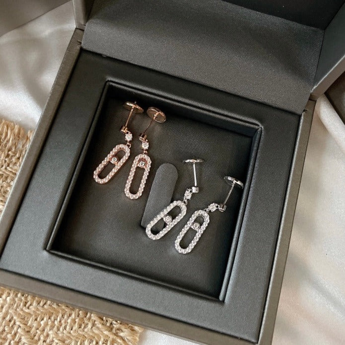 [Loco ]DORMEUSES MOVE UNO DIAMOND EARRINGS