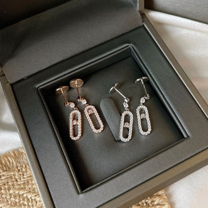 [Loco ]DORMEUSES MOVE UNO DIAMOND EARRINGS