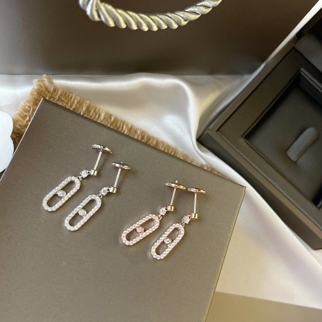 [Loco ]DORMEUSES MOVE UNO DIAMOND EARRINGS