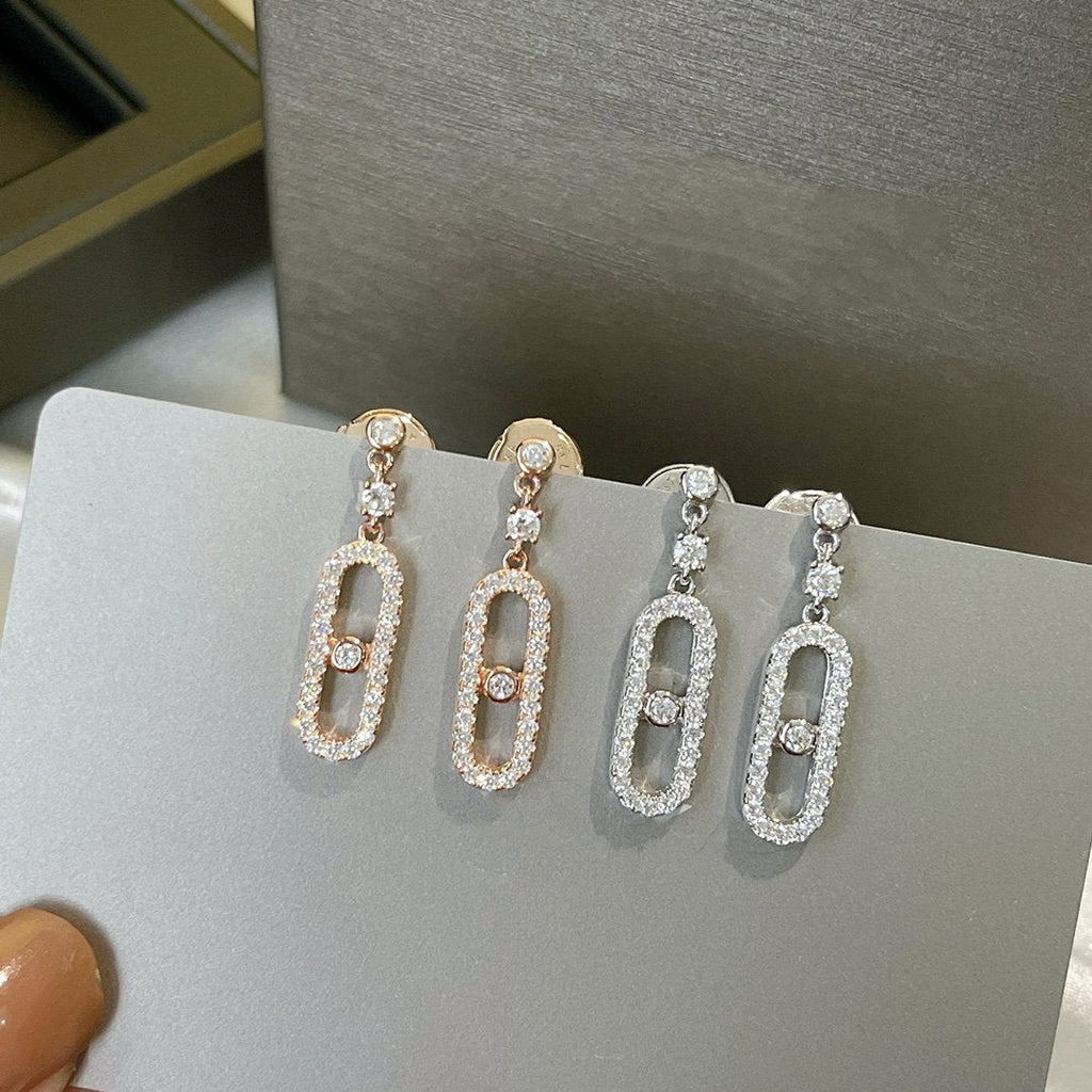 [Loco ]DORMEUSES MOVE UNO DIAMOND EARRINGS