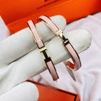 ¡®Loco¡¯CLASSIC HM CLIC  PINK 8MM ENAMEL BRACELET