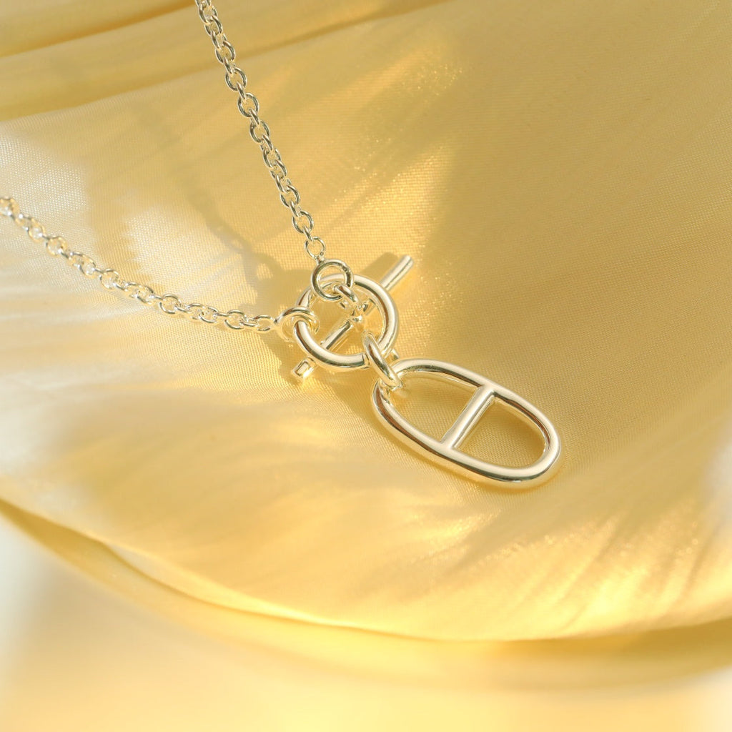 ¡®Loco¡¯HM CHAINE D'ANCRE PENDANT NECKLACE STERLING SILVER