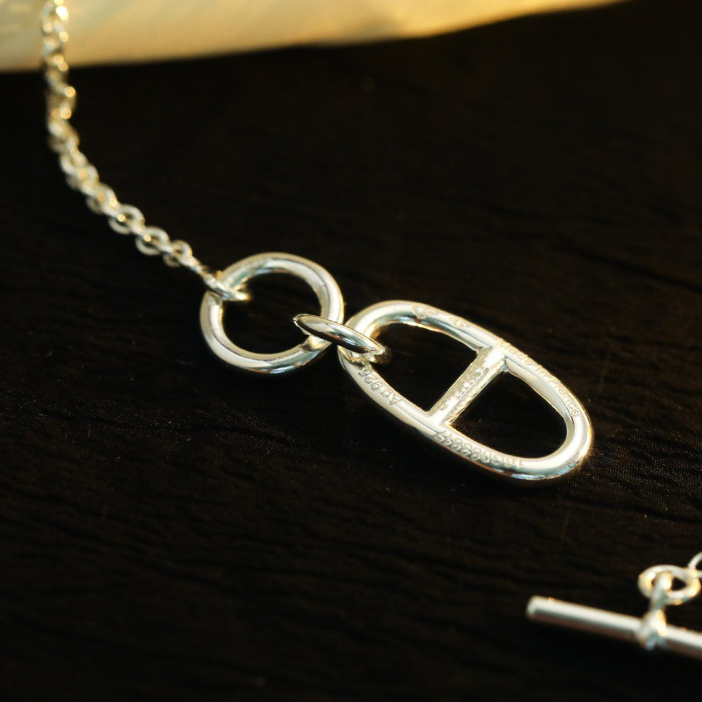 ¡®Loco¡¯HM CHAINE D'ANCRE PENDANT NECKLACE STERLING SILVER