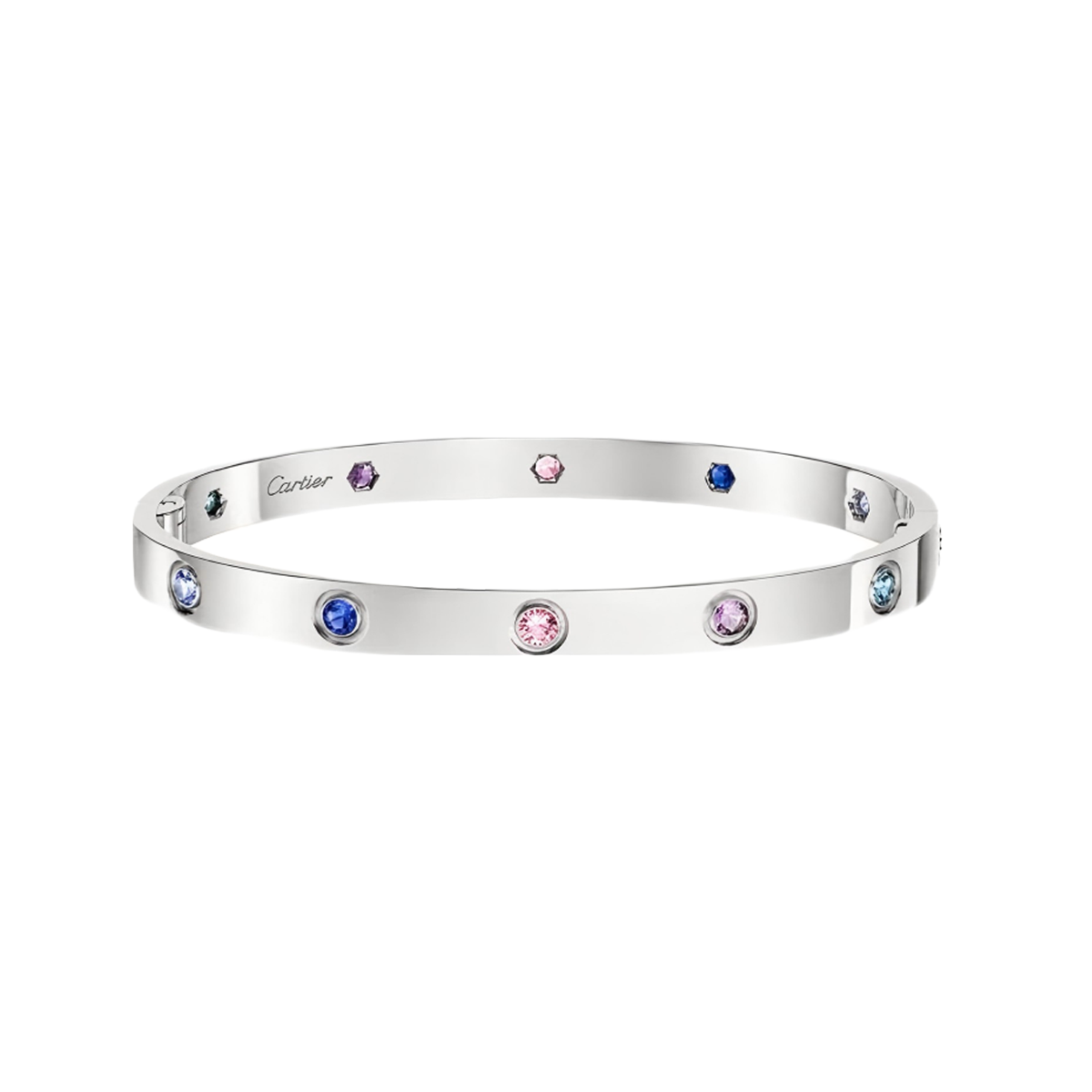 [Loco JURI]2026 RAINBOW LOVE BRACELET 6.1MM  10 DIAMONDS