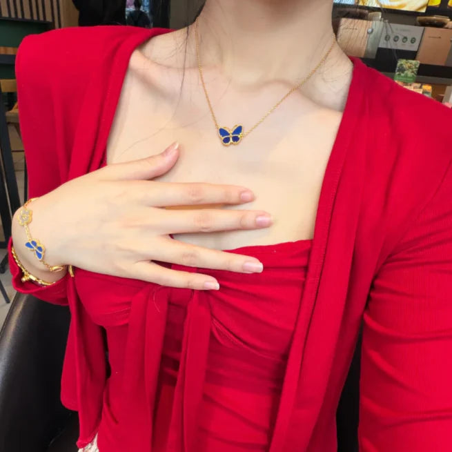 [Loco JURI] 2026 NEW LUCKY BUTTERFLY 1 MOTIFS NECKLACE