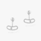 [Loco ]MOVE UNO SILVER DIAMOND EARRINGS