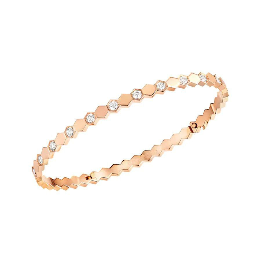 ¡®Loco¡¯BEE LOVE PINK GOLD DIAMOND BRACELET