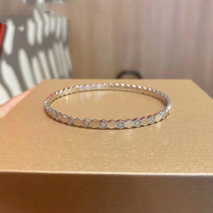 ¡®Loco¡¯BEE LOVE SILVER DIAMOND BRACELET