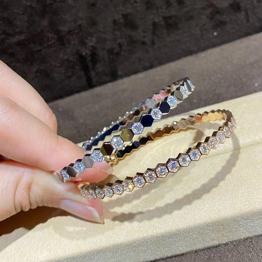 ¡®Loco¡¯BEE LOVE GOLD BRACELET FULL DIAMOND