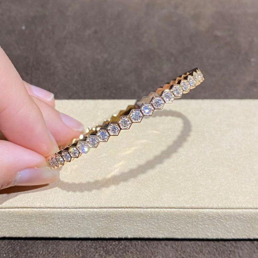¡®Loco¡¯BEE LOVE GOLD BRACELET FULL DIAMOND