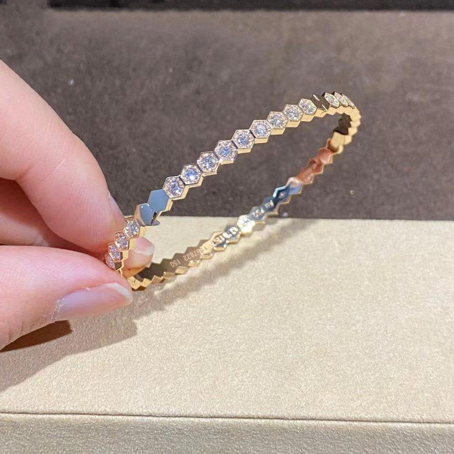 ¡®Loco¡¯BEE LOVE GOLD BRACELET FULL DIAMOND