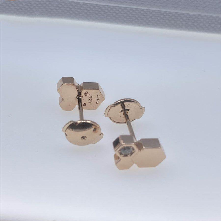 ¡®Loco¡¯BEE LOVE PINK GOLD DIAMOND EARRINGS
