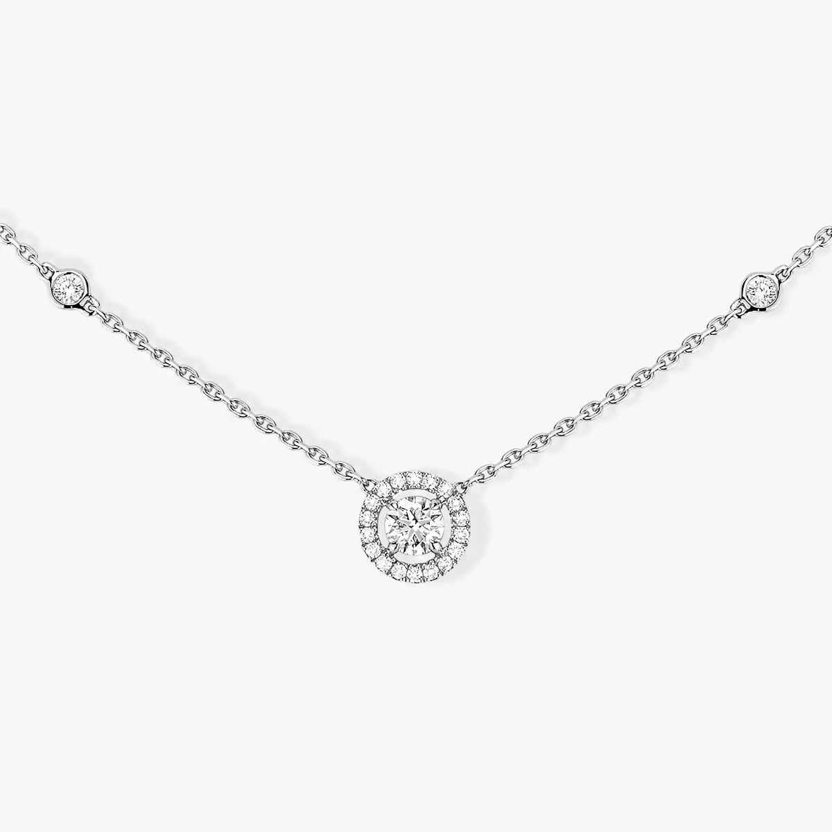 [Loco ]Diamond Necklace 0,20ct Brilliant Shape Joy
