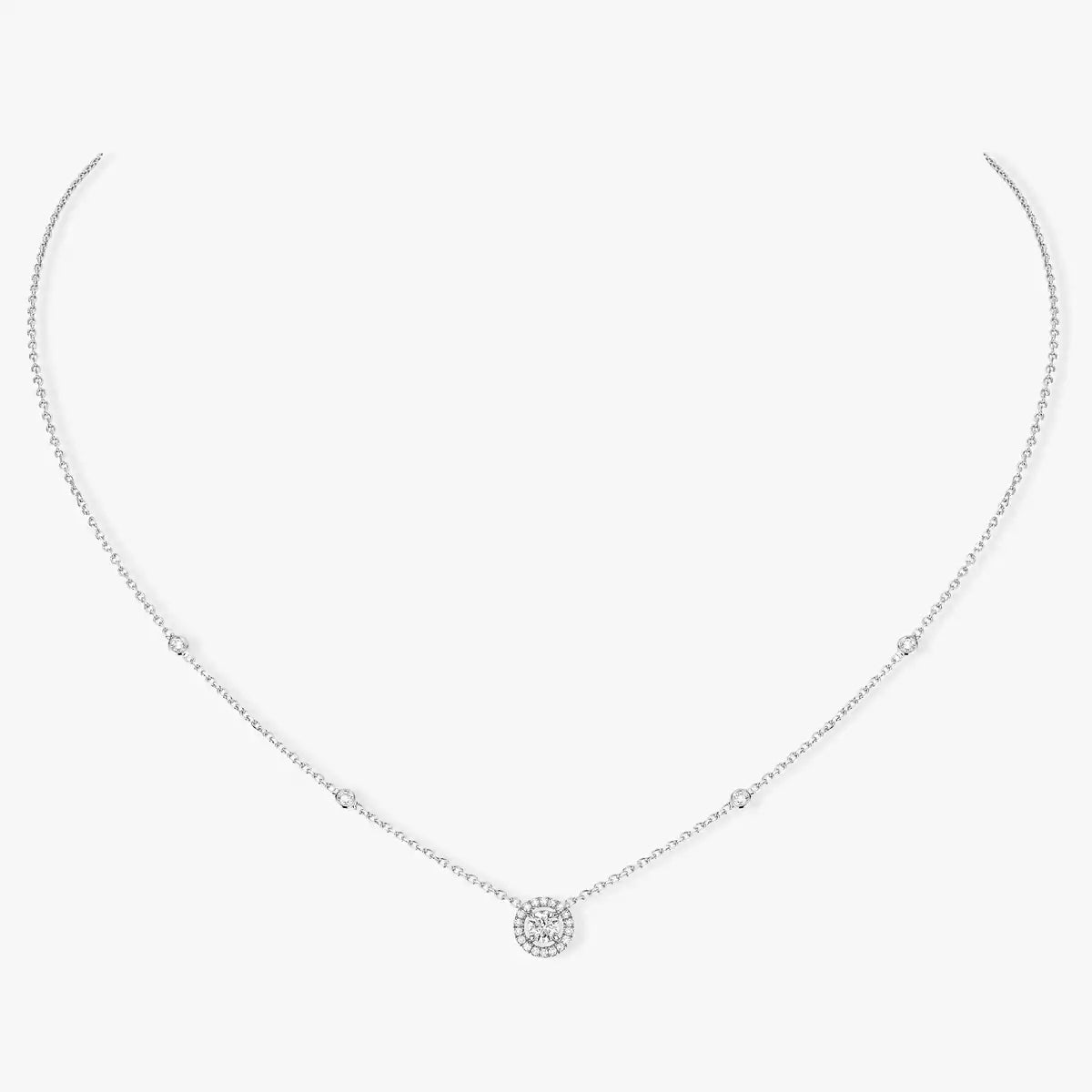 [Loco ]Diamond Necklace 0,20ct Brilliant Shape Joy