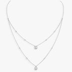 [Loco ]Diamond Necklace My Twin 2 Rows