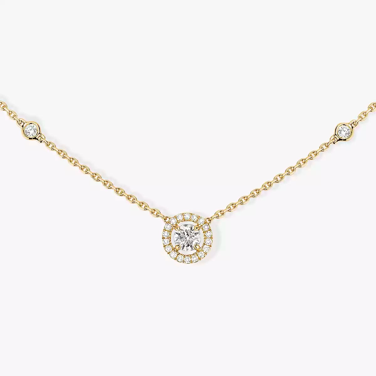 [Loco ]Diamond Necklace 0,20ct Brilliant Shape Joy