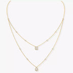 [Loco]Diamond Necklace My Twin 2 Rows