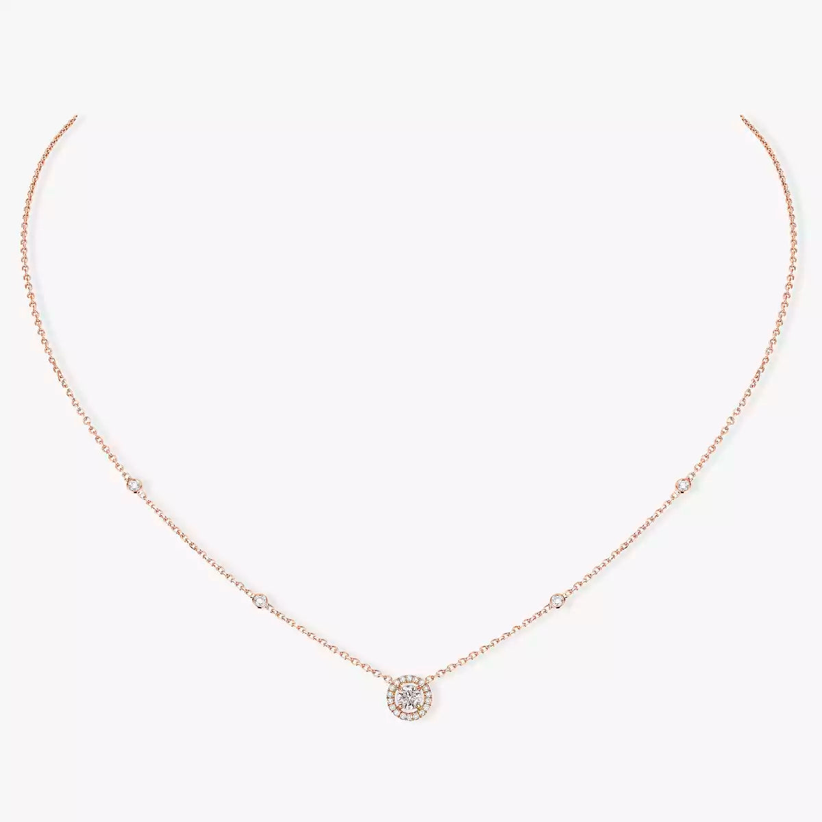 [Loco ]Diamond Necklace 0,20ct Brilliant Shape Joy