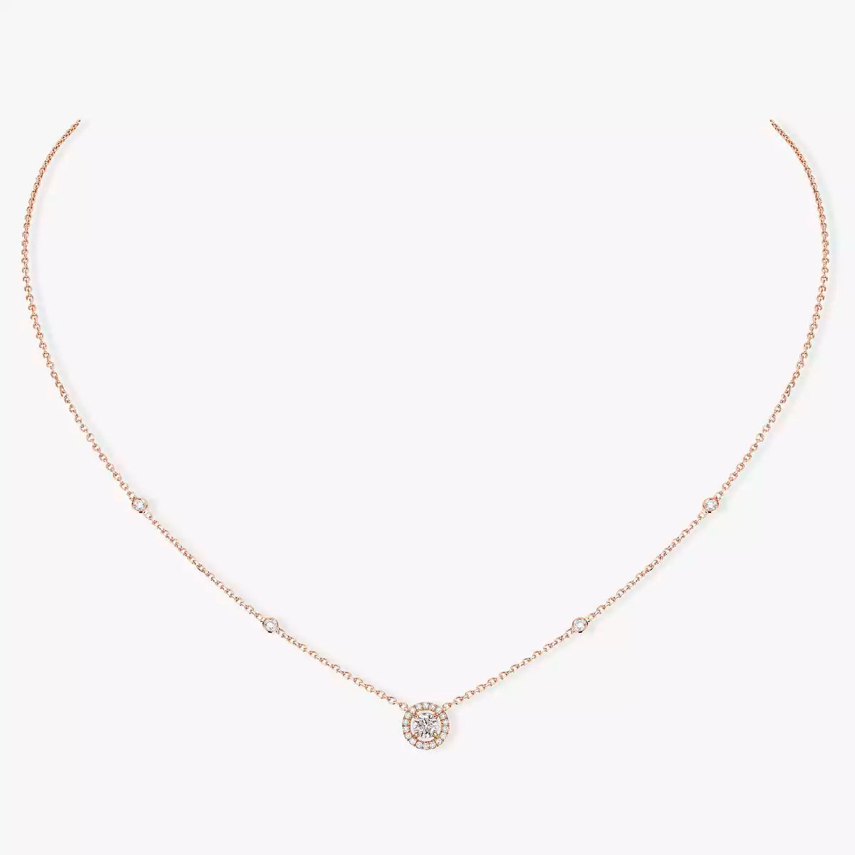 [Loco]Diamond Necklace 0,20ct Brilliant Shape Joy