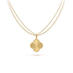 ¡®Loco¡¯CLOVER 25MM PEDANT NECKLACE GOLD