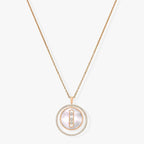 [Loco]LUCKY MOVE MM NACRE BLANCHE DIAMOND NECKLACE