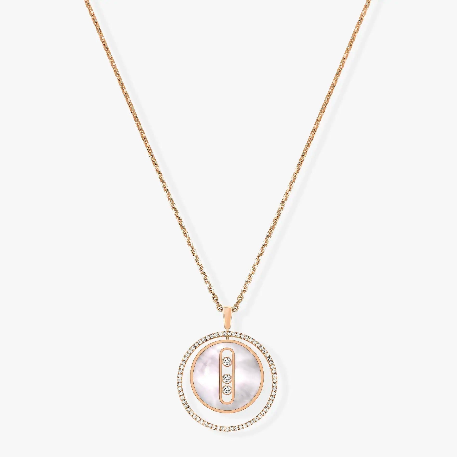 [Loco ]Loco MOVE MM NACRE BLANCHE DIAMOND NECKLACE