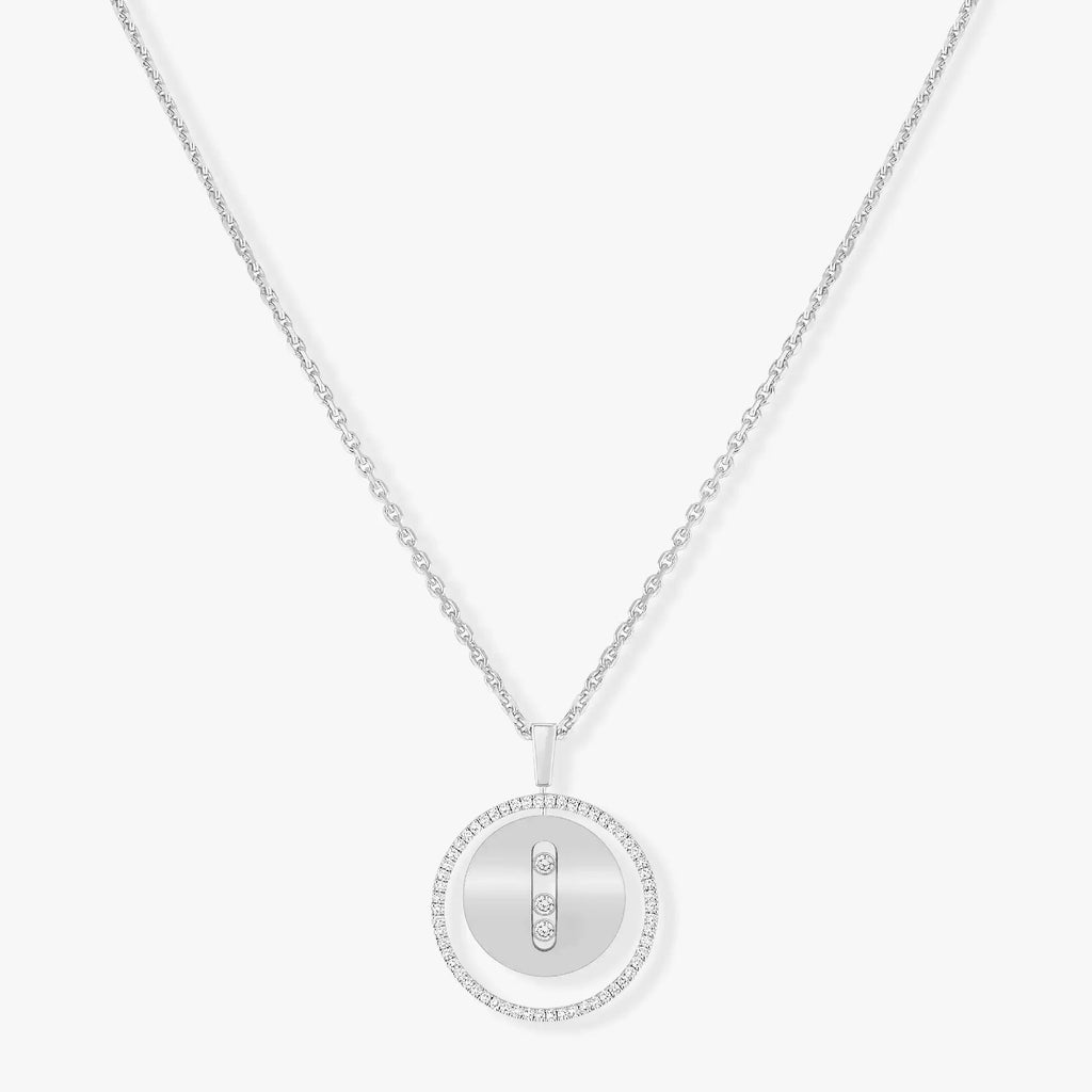 [Loco]LUCKY MOVE MM SILVER DIAMOND NECKLACE