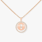 [Loco ]Loco MOVE PM NECKLACE PINK GOLD DIAMOND