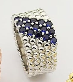 [Loco ]  PERLEE DIAMOND RING, 5ロウ ダイヤモンド-セット デザイン