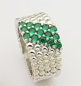 [Loco ]  PERLEE DIAMOND RING, 5ロウ ダイヤモンド-セット デザイン