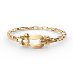 ¡®Loco¡¯FORCE LARGE HORSESHOE CLASP  METAL BRACELET