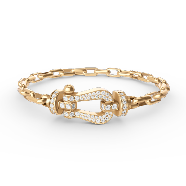 ¡®Loco¡¯FORCE LARGE HORSESHOE CLASP  METAL BRACELET