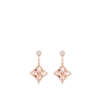 ¡®Loco¡¯DOUBLE STAR PINK GOLD MOP DROP EARRINGS