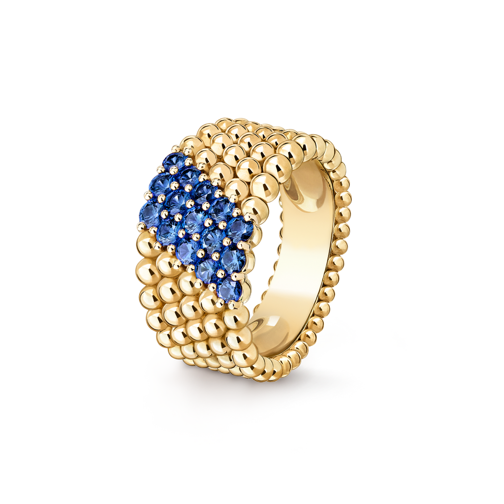 [Loco ]  PERLEE DIAMOND RING ,5-ROW DIAMOND-SET DESIGN