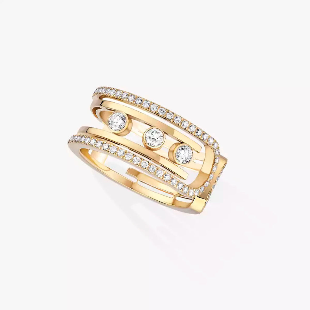 [Loco ]Move 10th Diamond Ring in Gold