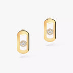 [Loco ]So Move Diamond Earrings in Yellow Gold