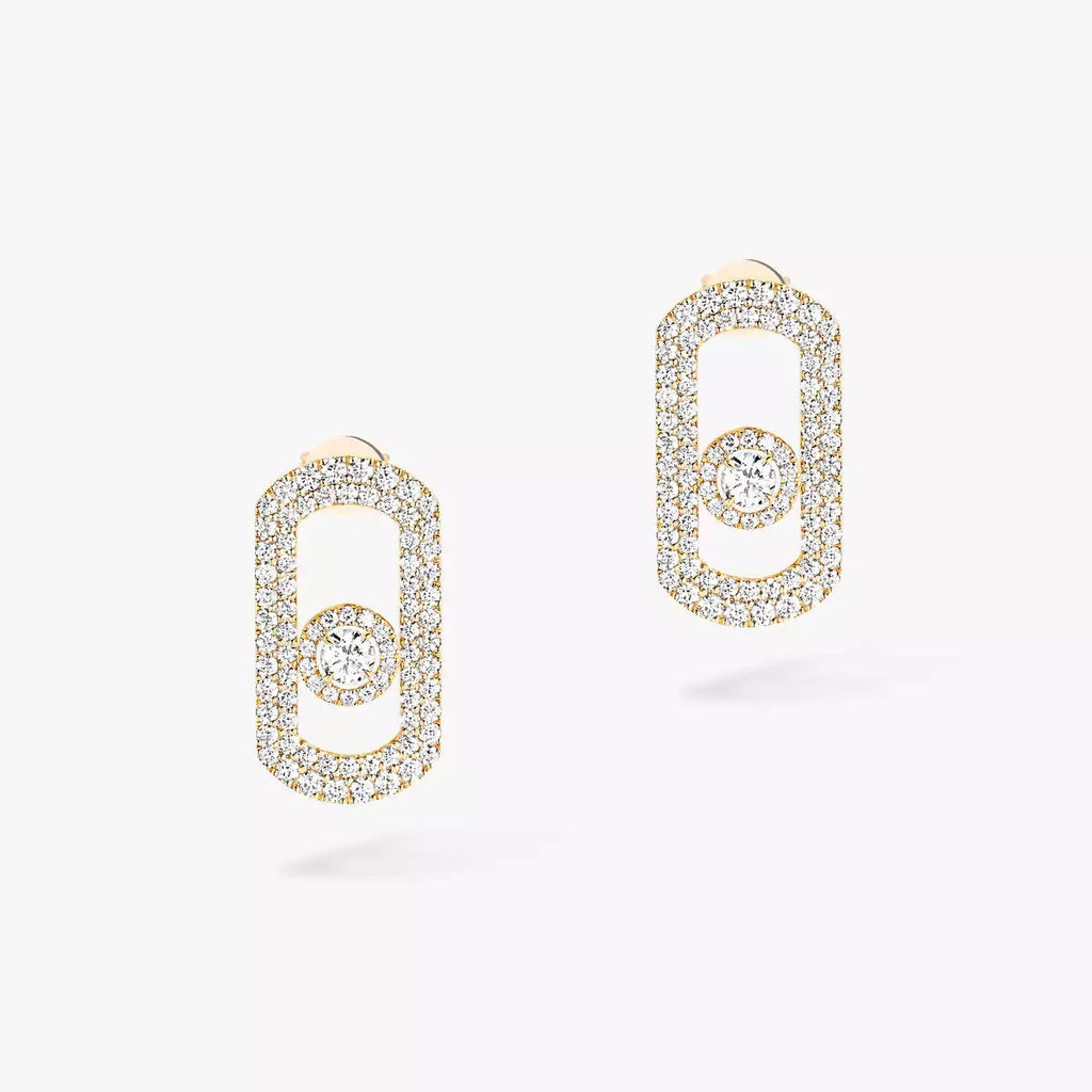 [Loco ]So Move Pave_-Set Diamond Earrings in Silver