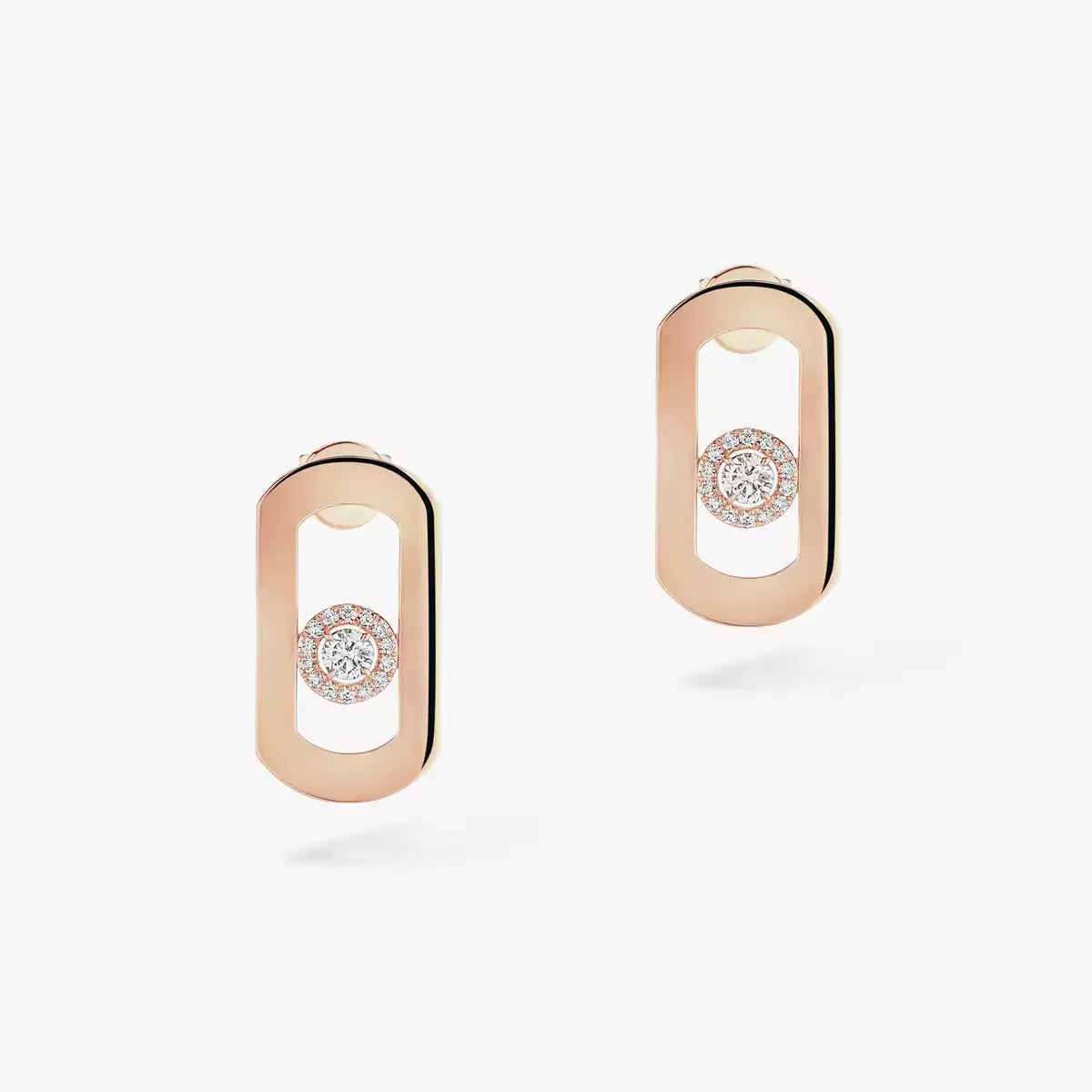 [Loco ]So Move Diamond Earrings in Yellow Gold