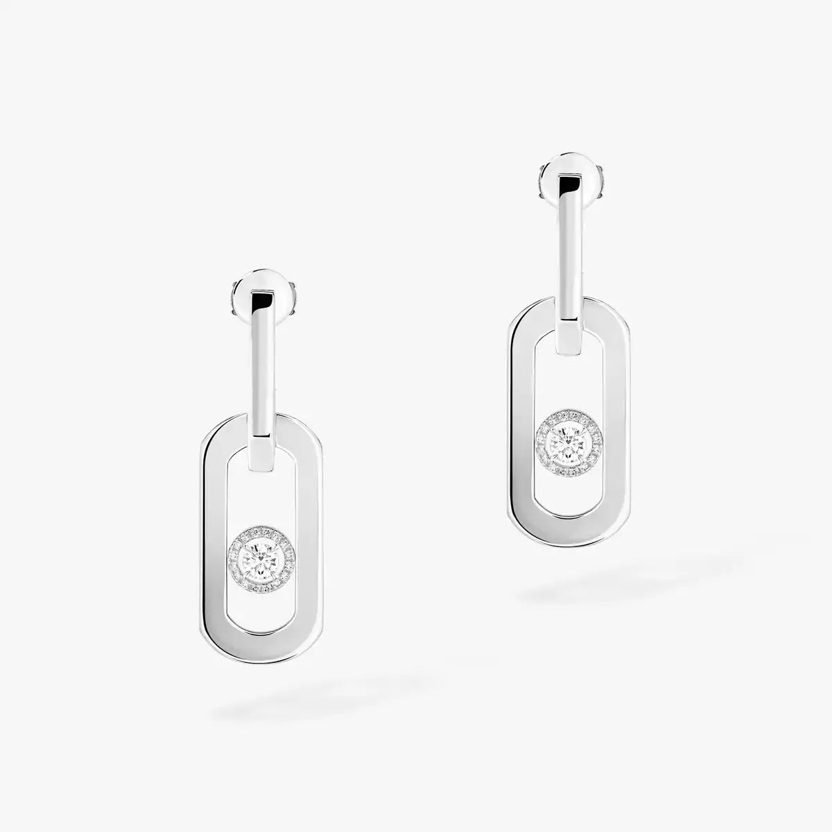 [Loco ]So Move XL Diamond Pendant Earrings