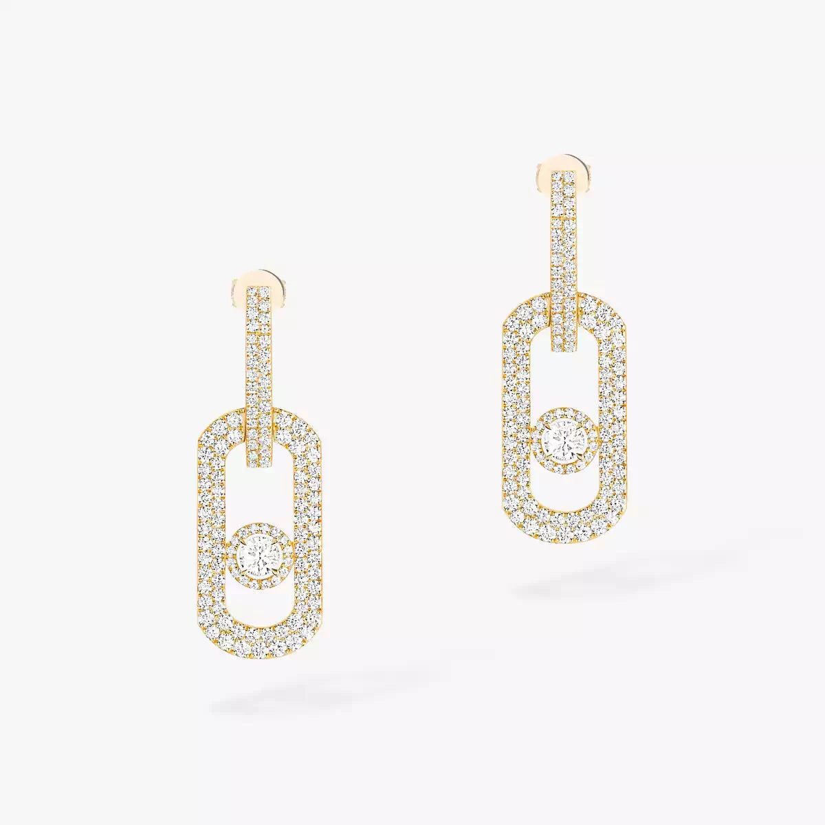 [Loco ]So Move XL Pave_-Set Diamond Pendant Earrings